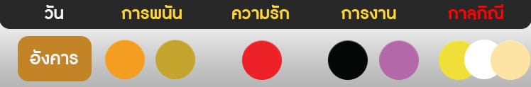 สีมงคลวันอังคาร