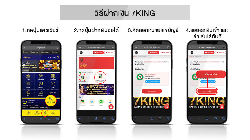วิธีฝากเงิน