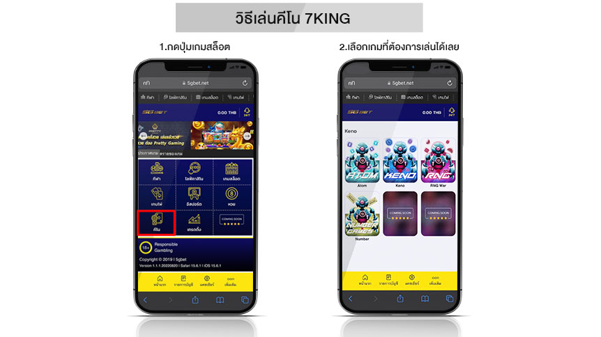 วิธีเข้าเล่นคีโน